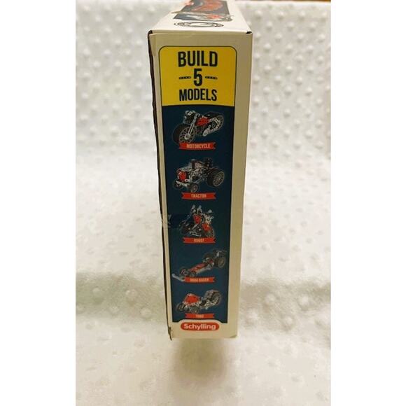 Schylling Steel Works Construction Set-5 Model Set-200+ Pieces, NEW, SEALED - Picture 3 of 6